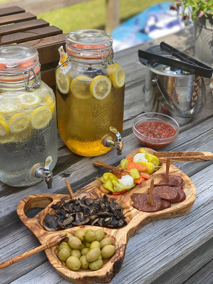 Olive Wood Appetizer Tray: 17"-18"