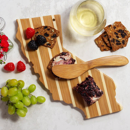 California Charcuterie Board & Cheese Spreader Knife Set