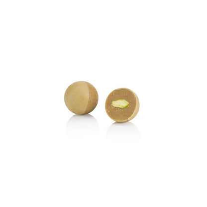 Salted Pistachio Crunchy Chocolate Pearls - Italian Gourmet