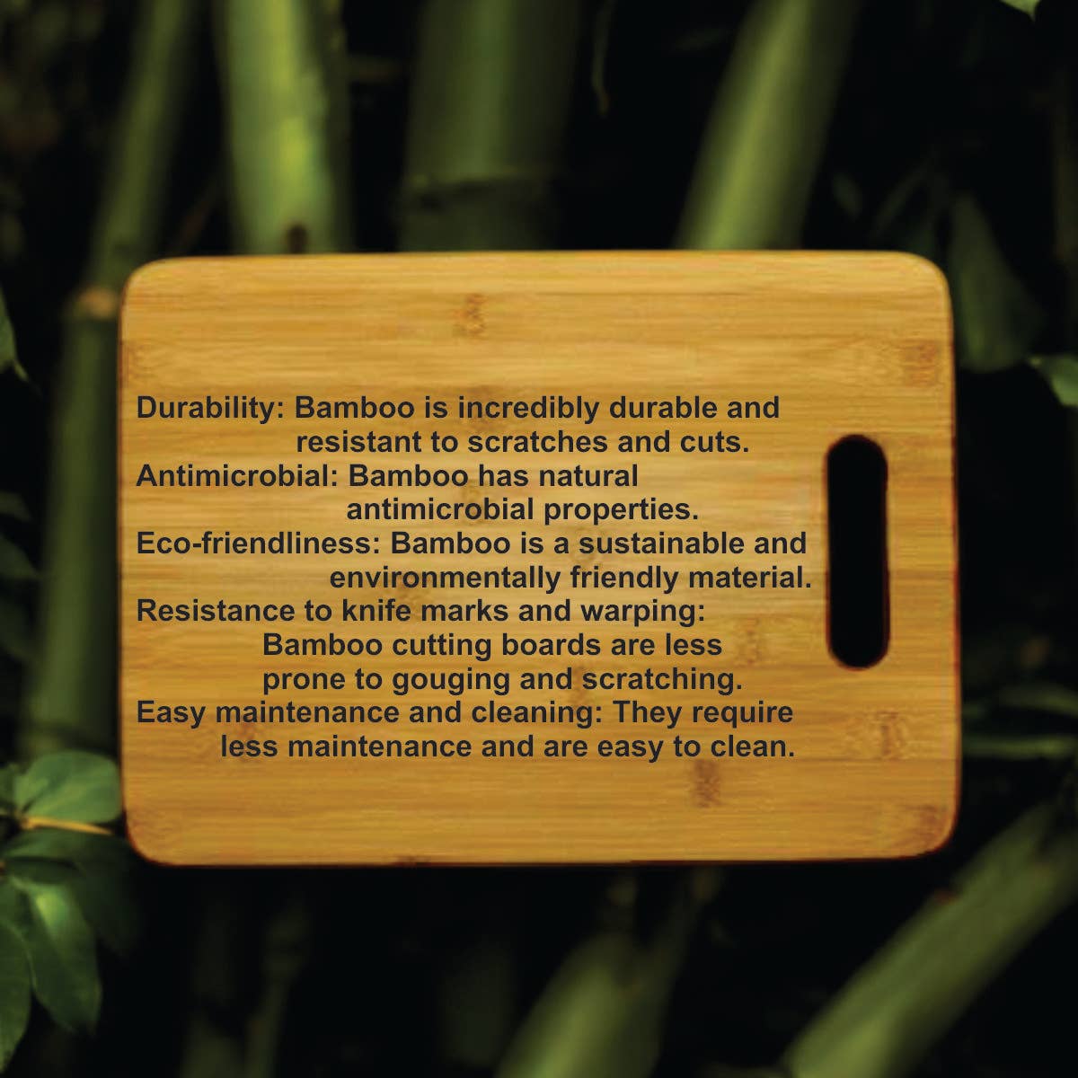Goat Baby Design Bamboo Cutting, charcuterie, cheese board: 8"x11"