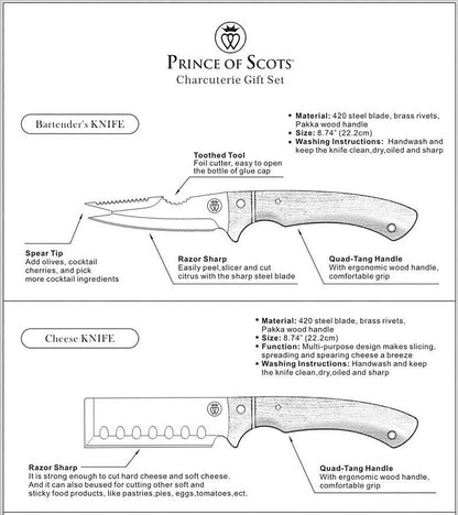 Prince of Scots Charcuterie  Set