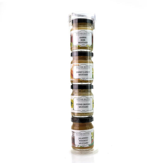 Gift Tubes, 4 pack: Mustard