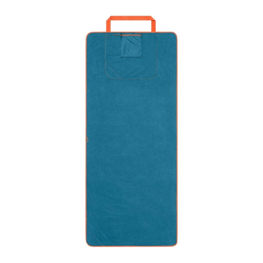 Tech Towel Tote - Midnight Retro Stripes: Double
