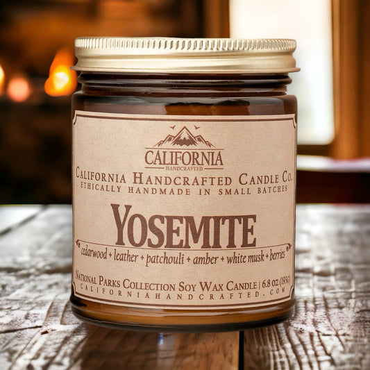 Yosemite National Park Coconut Apricot Jar Candle