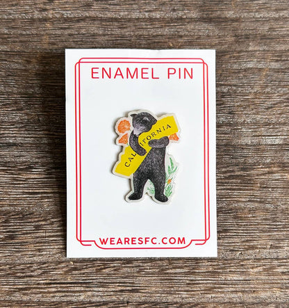 Bear Hug Lapel Pin