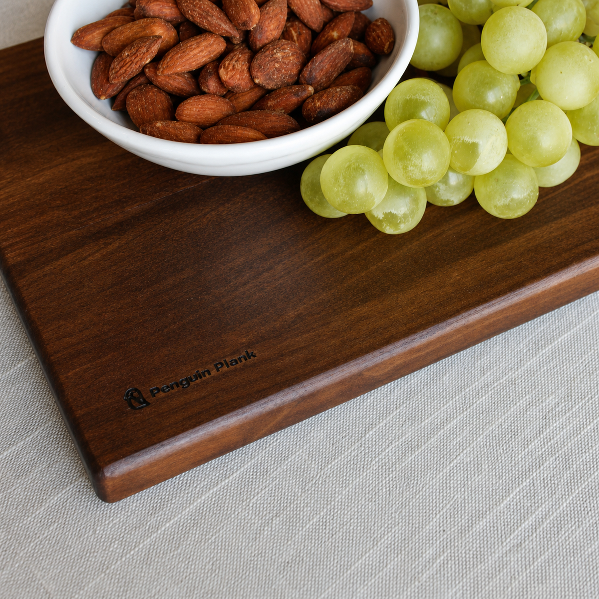 Picnic Hardwood Cheese & Serving Board – 10" × 7.5": Walnut