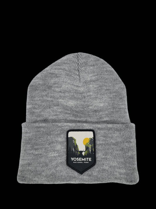 Yosemite National Park Beanie: Grey