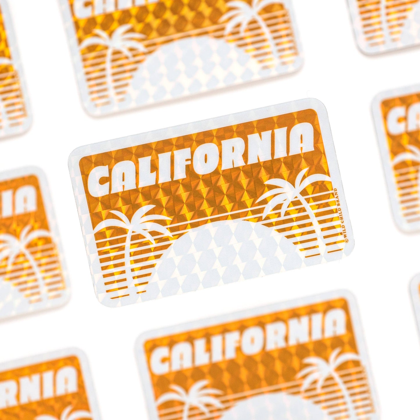 California Holographic Sticker