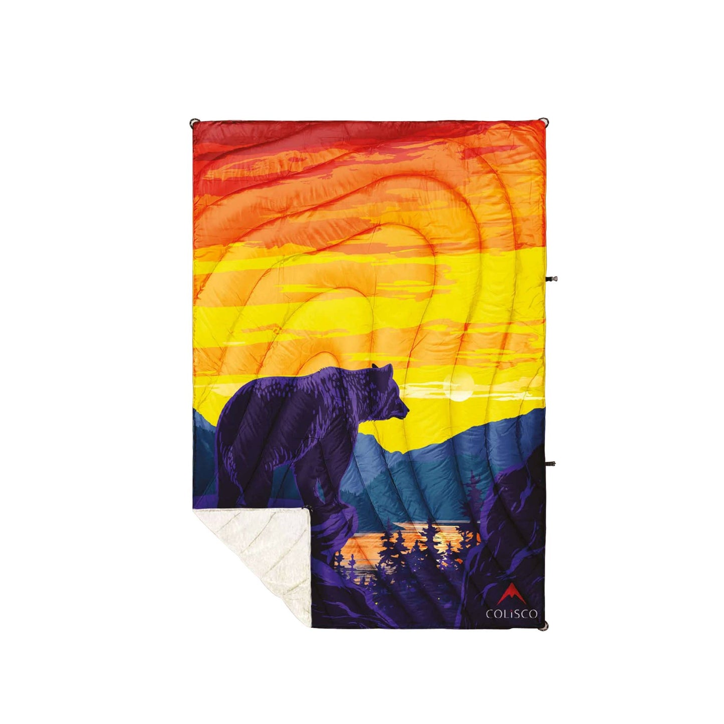 COLISCO Bear Horizon Mini S Eco-Performance Blanket-28''x40": Multi