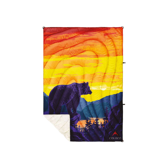 COLISCO Bear Horizon Mini S Eco-Performance Blanket-28''x40": Multi