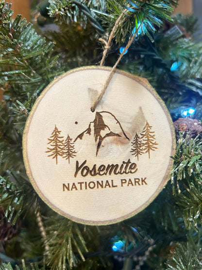 Yosemite National Park Ornament, Sierra Nevadas California