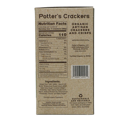 Potter's Crackers Organic Herbes de Provence Crackers - 5 oz