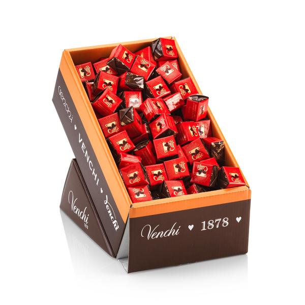 7-Blend Espresso Dark Chocolate Cube - Italian Gourmet