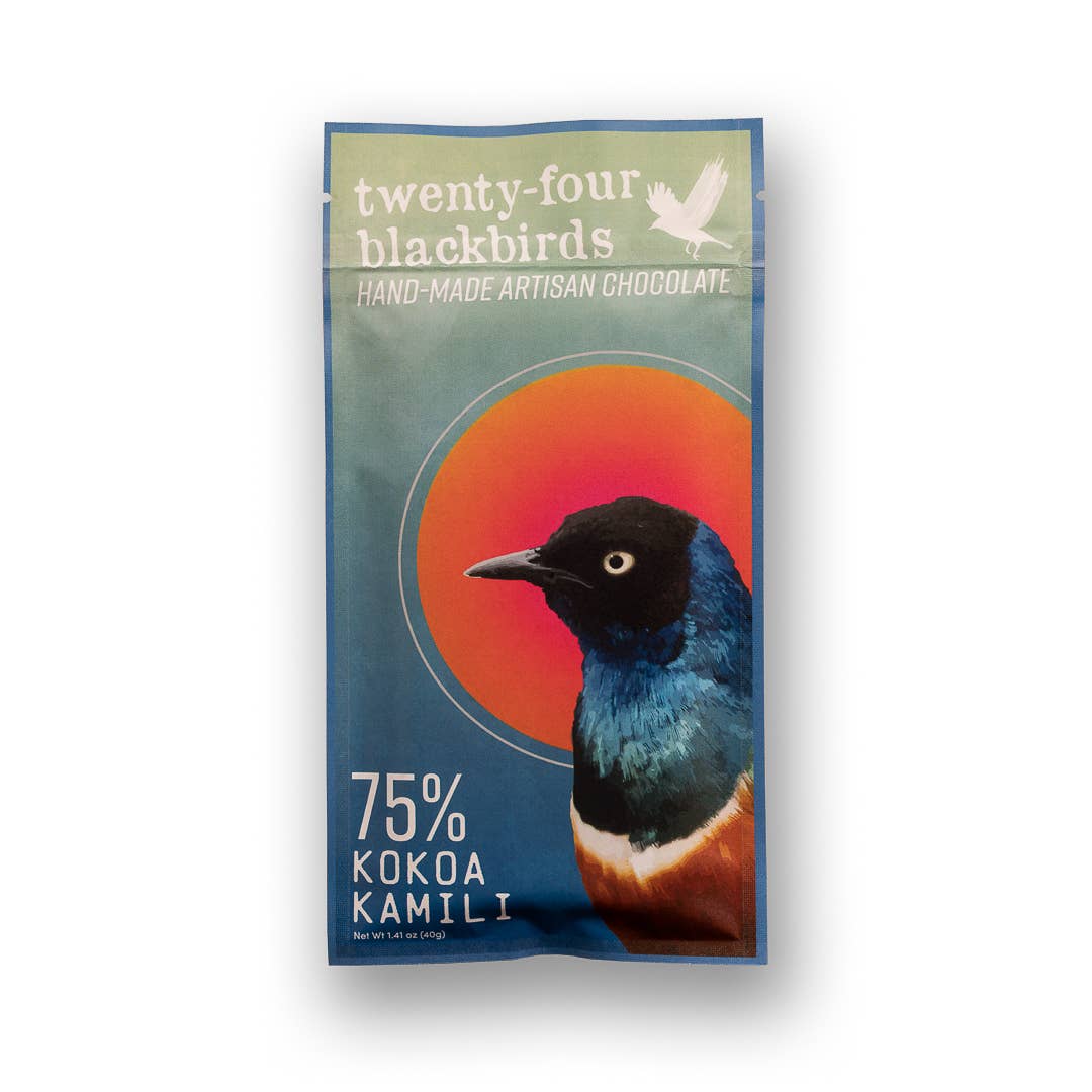 75% Tanzania Kokoa Kamili bar, 1.4 oz: 40 g