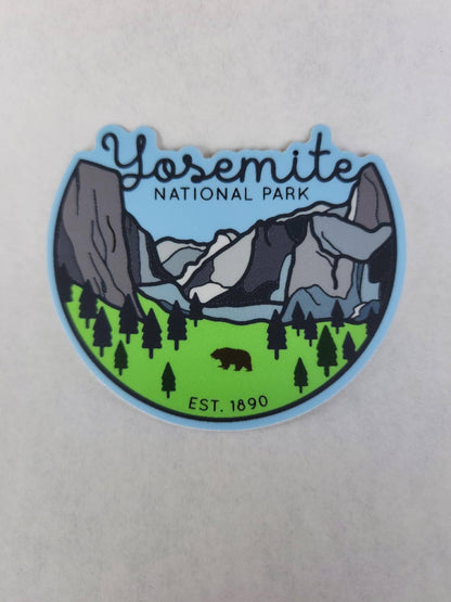 Yosemite National Park Vinyl Sticker