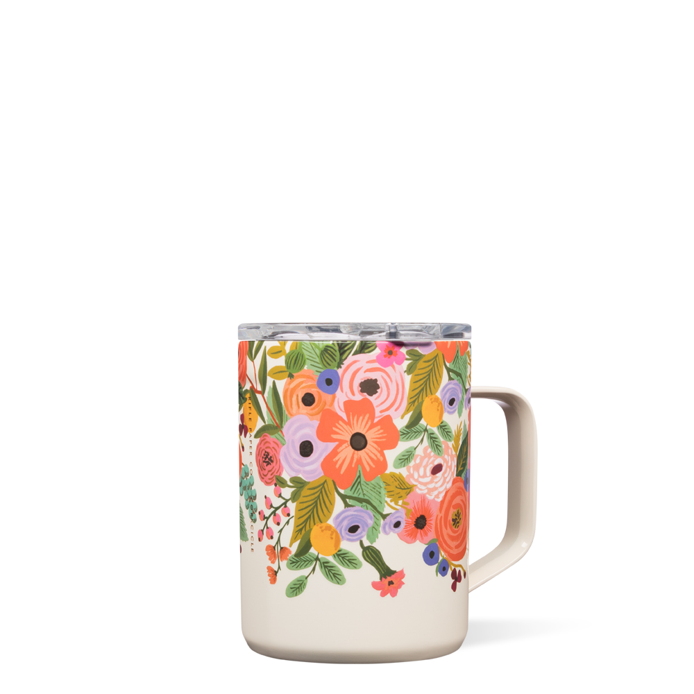 Mug - 16oz Rifle Paper - Garden Party Cream
