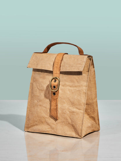 Paper Bag Cooler, Washable Lunch Bag - SMALL CASE PACKS: Sahara