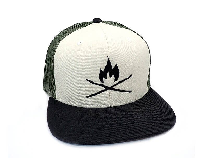 Sticks & Fire Three-Tone Trucker Hat