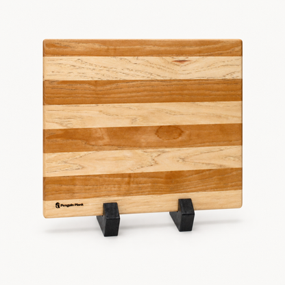 Handmade Hardwood Cheese & Serving Board – 12" × 10": Walnut