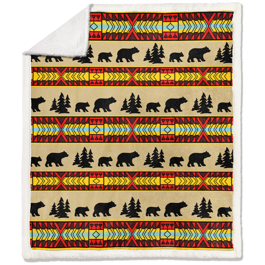 Sherpa Throw Bear Adventure