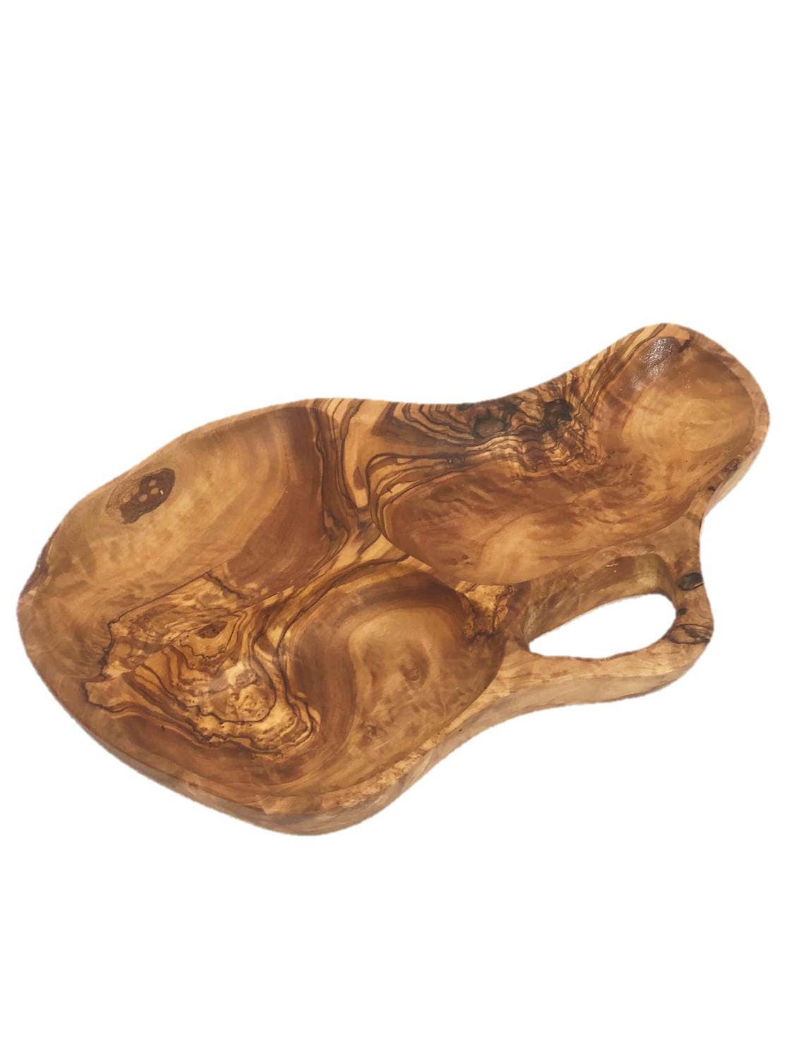 Olive Wood Appetizer Tray: 17"-18"