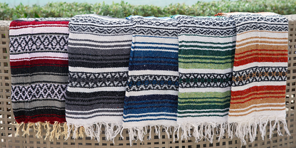 5'X7' Striped Blankets: Brights