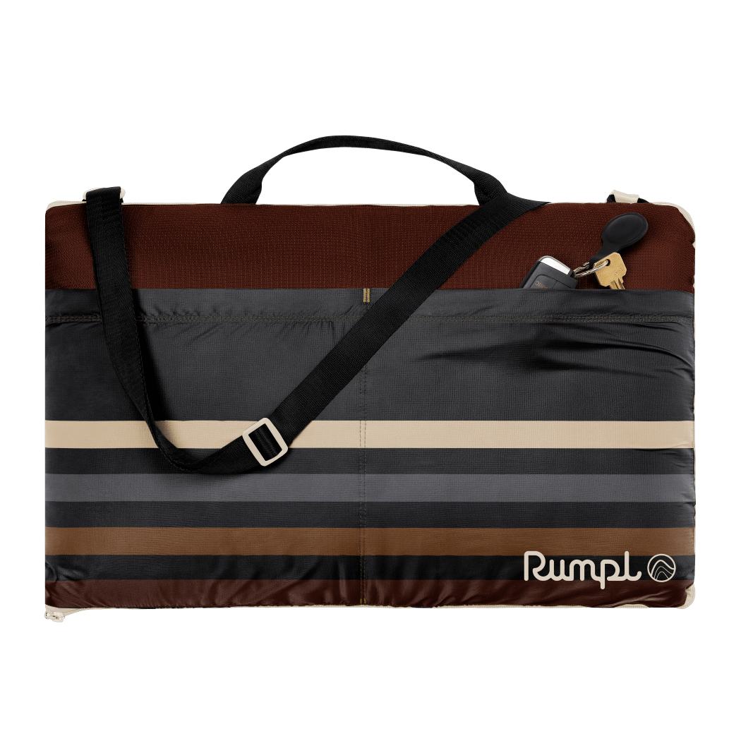 Stash Mat - Mocha Mini Stripes: Large