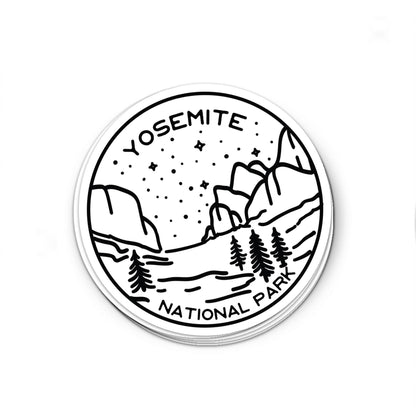 Yosemite National Park Sticker: 2"