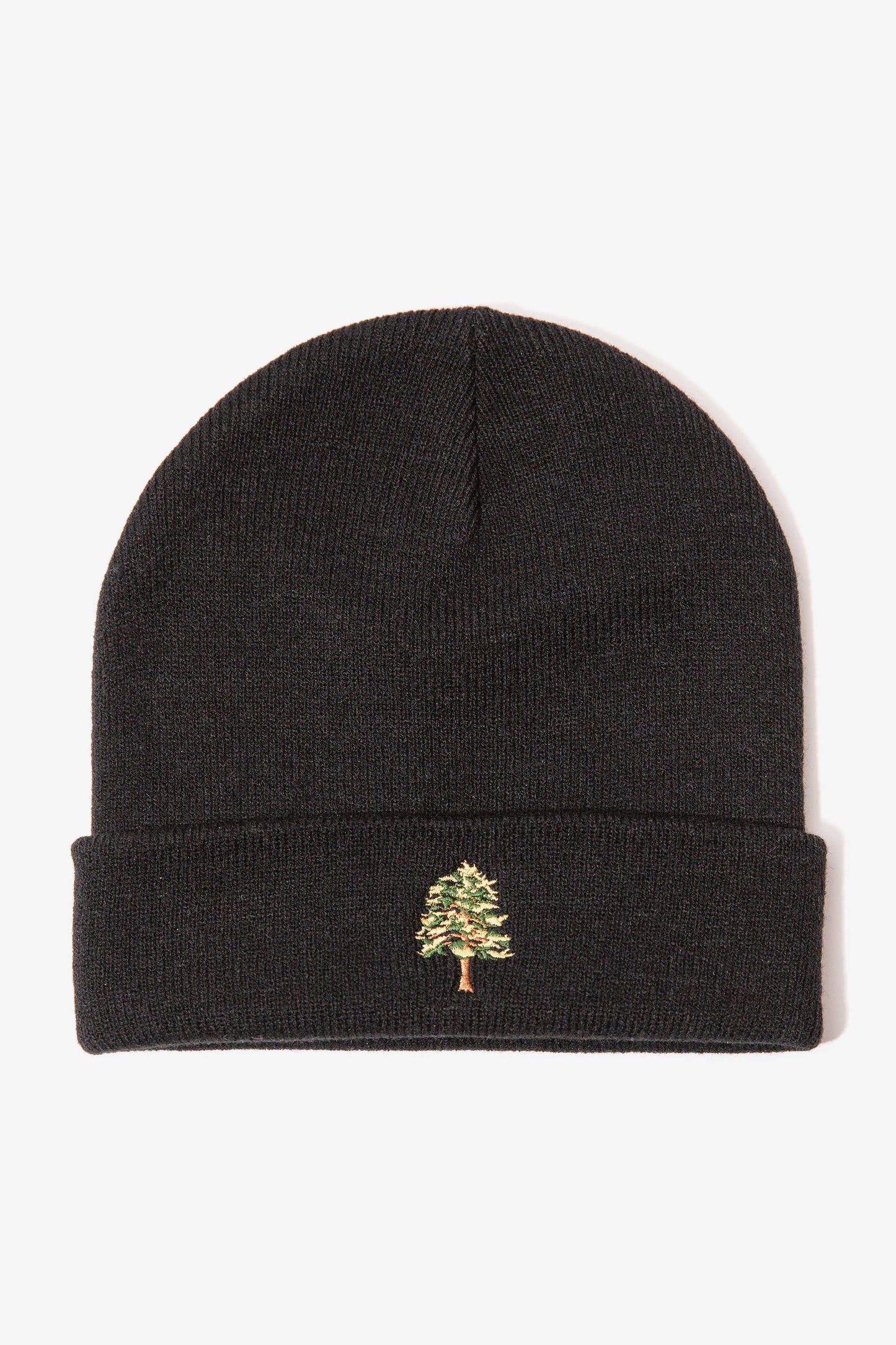 Ponderosa Pine Tree Cuff Beanie: Army