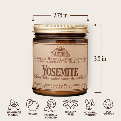 Yosemite National Park Coconut Apricot Jar Candle