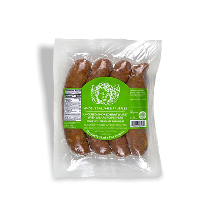 Jalapeño Pepper Uncured Smoked Bratwurst (12oz) - FROZEN