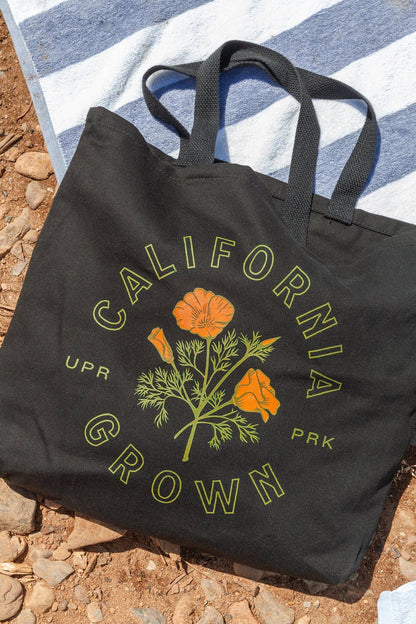 California Grown Tote Bag - Black: Budget