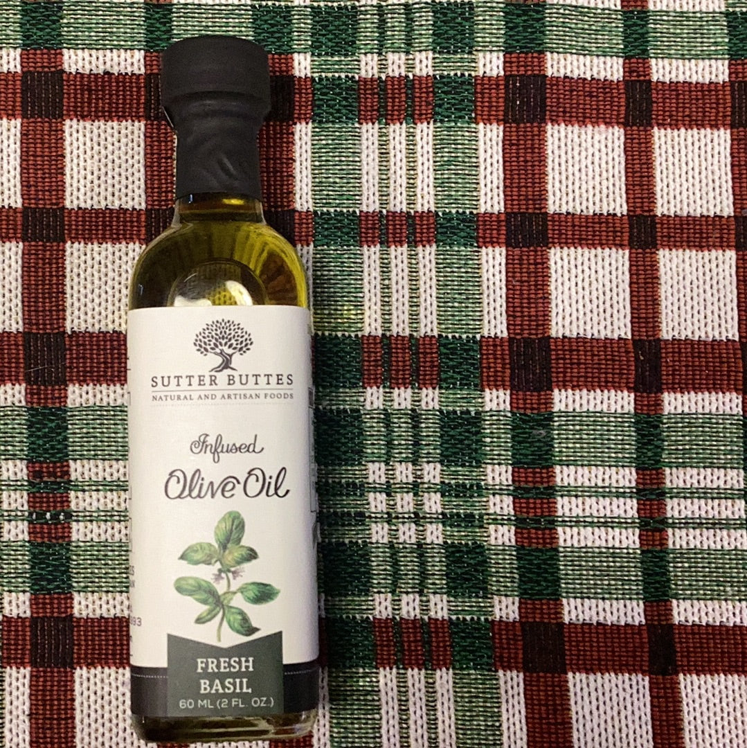 Fresh Basil Olive Oil Sutter Buttes 60ML(2 FL oz)