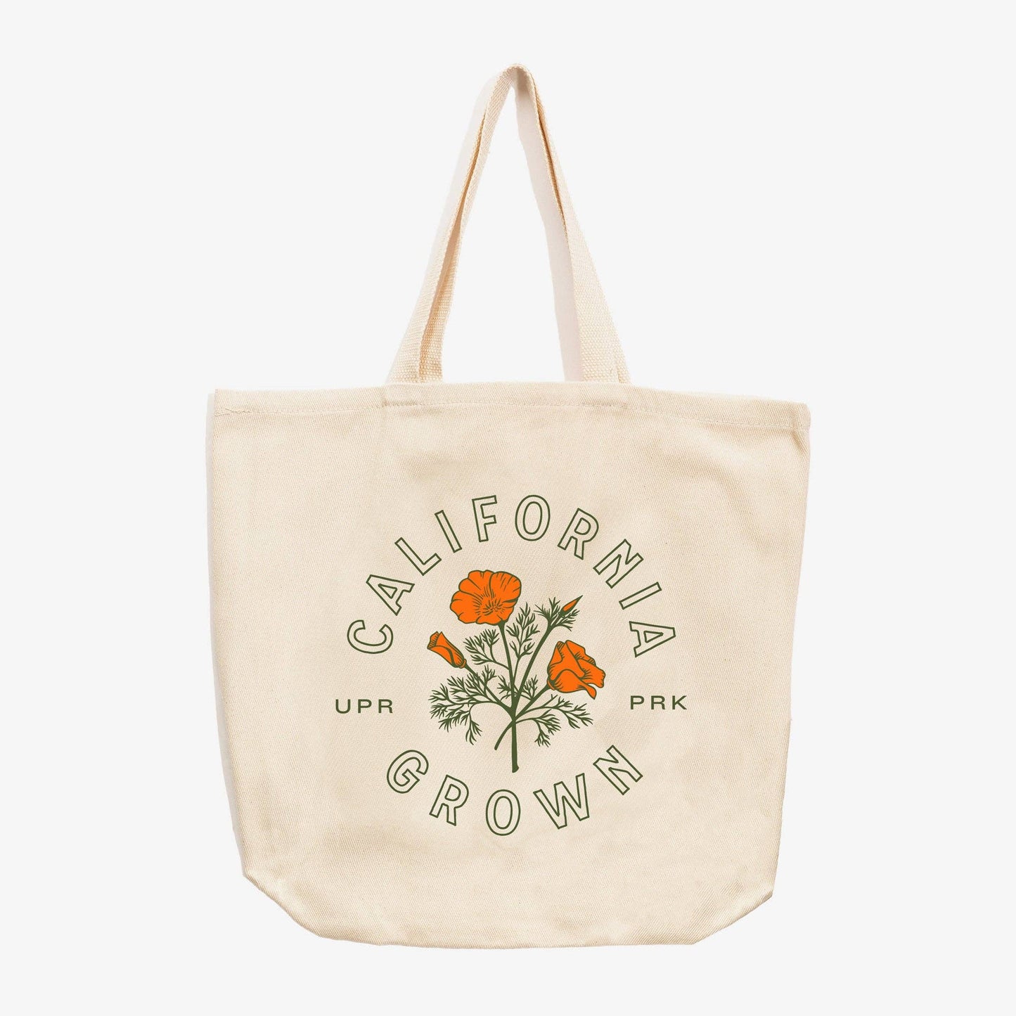 California Grown Tote Bag: Natural / Conventional