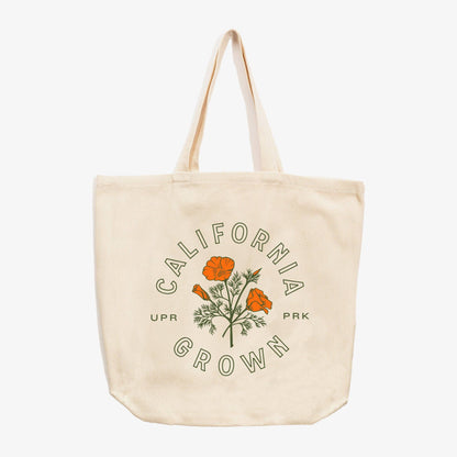 California Grown Tote Bag: Natural / Conventional
