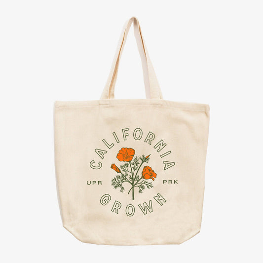 California Grown Tote Bag: Natural / Conventional