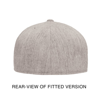 Bear and Mountain Hat: Snapback Flat / Black