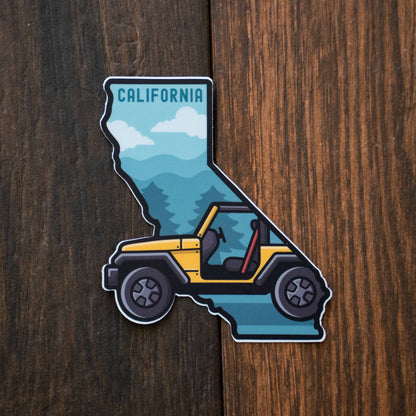 Jeep California Sticker