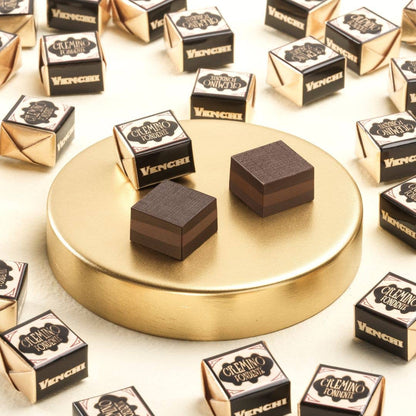 Cremino Dark Gianduja & Almond - Italian Chocolate