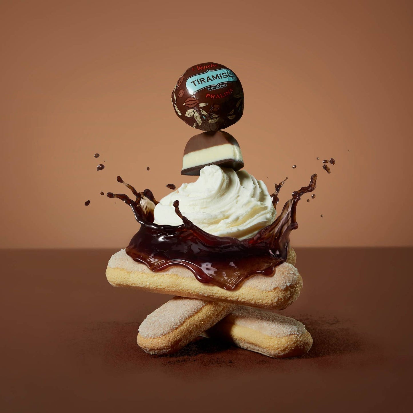 Tiramisu Chocolate Pieces - Venchi Italian Gourmet Chocolate