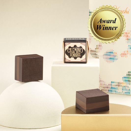 Cremino Dark Gianduja & Almond - Italian Chocolate