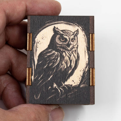 Matches  • Owl Wooden Matchboxes • Home Decor for Candles
