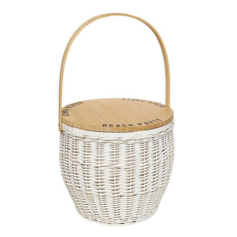 Face to Face Picnic Basket Table - Beach Party