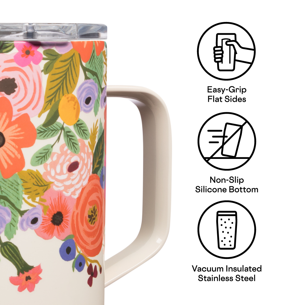 Mug - 16oz Rifle Paper - Garden Party Cream