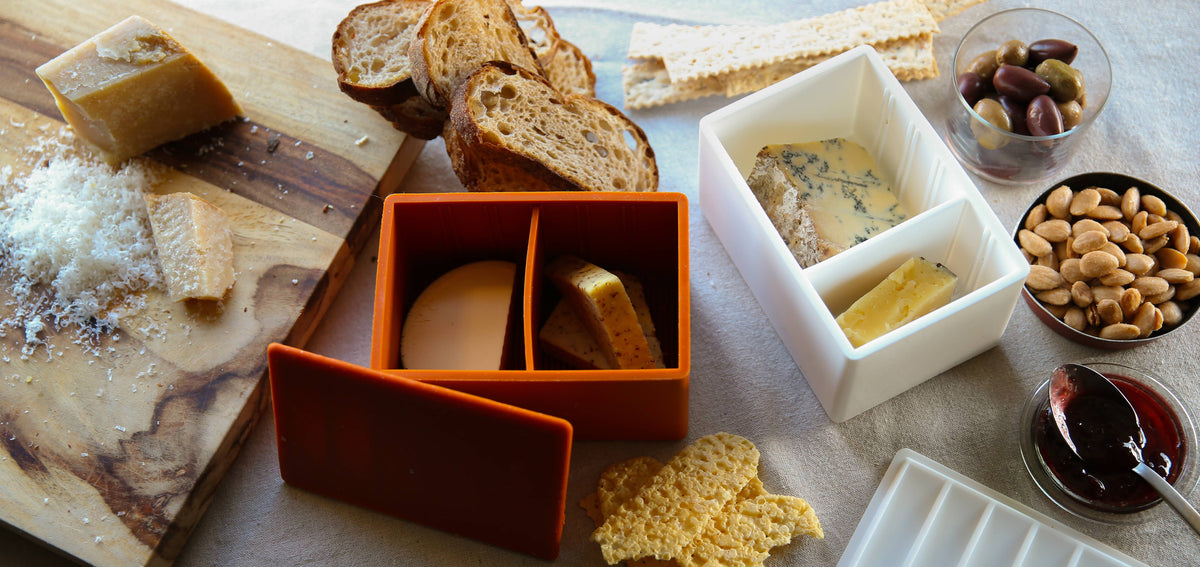 Cheese Vault ® | Reusable | Artisan Cheese Storage: White
