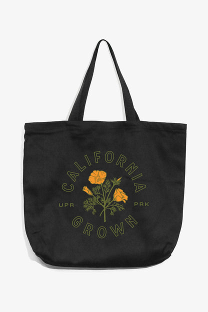 California Grown Tote Bag - Black: Budget