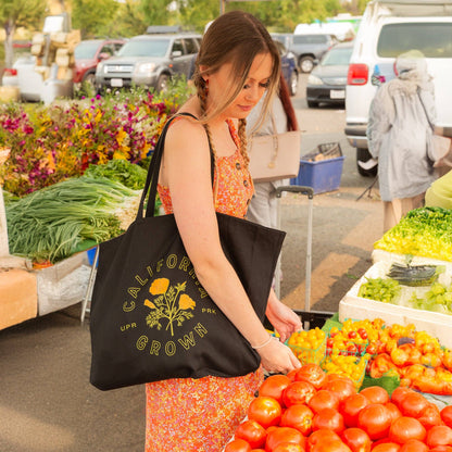 California Grown Tote Bag: Natural / Conventional