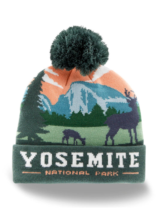 Yosemite National Park PomPom Beanie