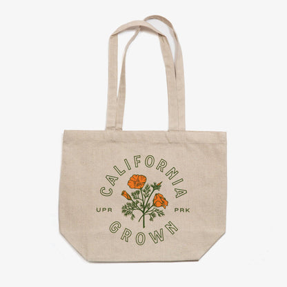 California Grown Tote Bag: Natural / Conventional