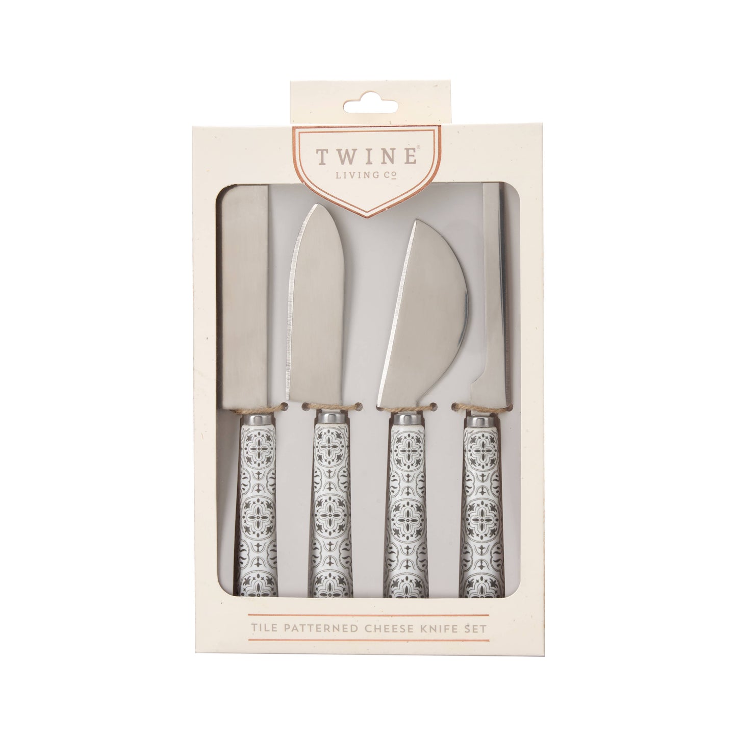 Tiles Cheese Knife by Twine Living® (Set of 4)